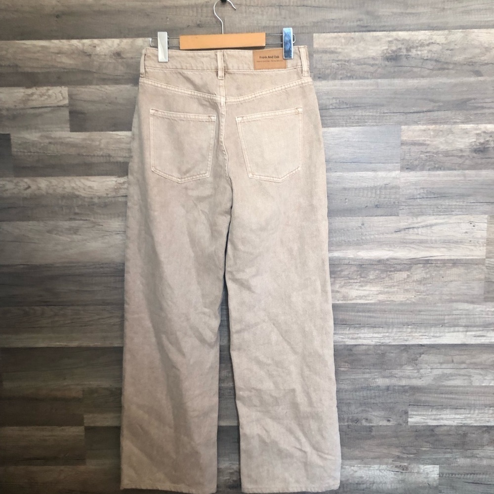 Frank and Oak Tan Loose Fit Women's Jeans Size 25 - Picture 9 of 12